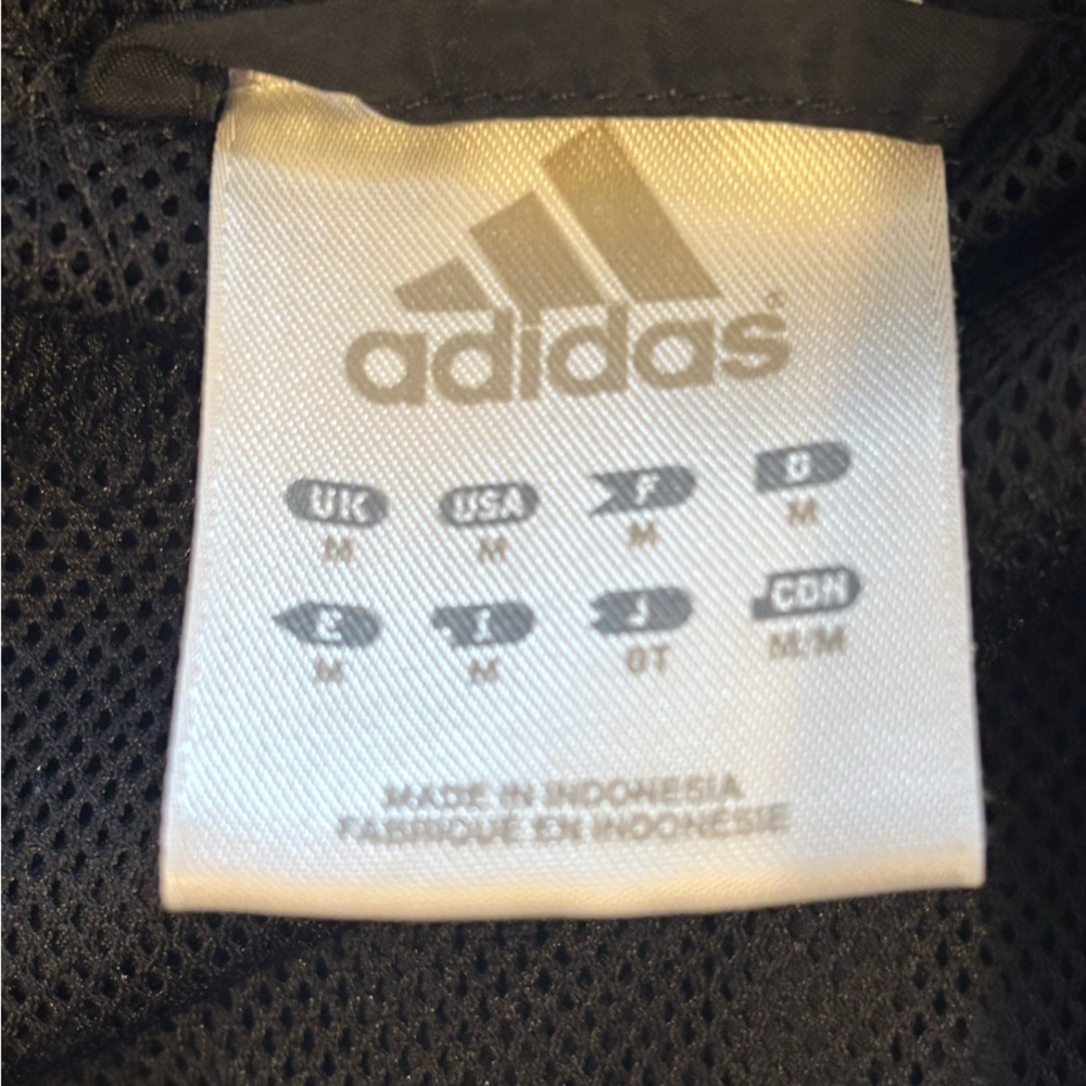 Adidas Women's Black Utility Jacket with Blue Logo - Picture 8 of 10